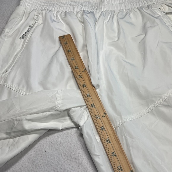 Forever 21 Track Pants Women Large White Windbreaker Jogger New With Tags - Picture 6 of 9